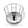 Tortoise Feeder with Guard Sturdy Stainless Steel Reptile Food Bowl Heavy Duty