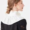 Victorian Ruffle Faux Collar Courtstyle Detachable Collar For Women Dresses Sweater Easy Wear Fashion Neck Accessory