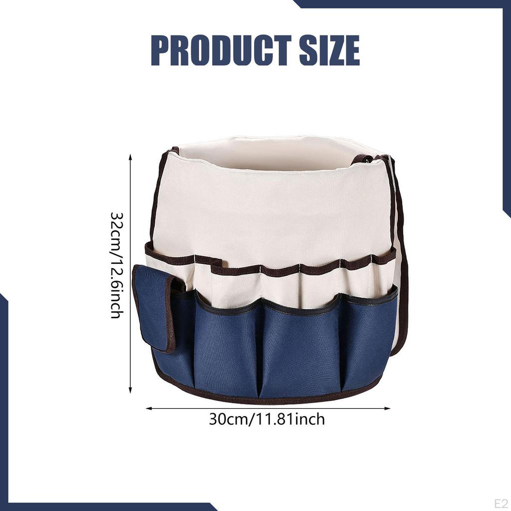 Bucket Bag for Garden Tools, Tool Organizer, Carrier, Storage Hammers