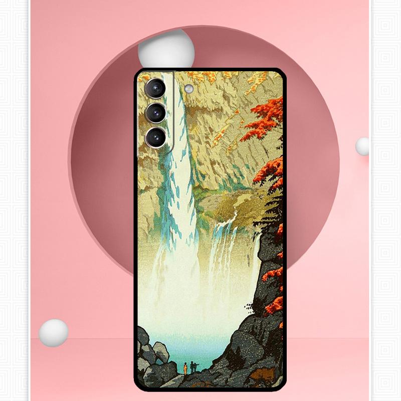 Ukiyo-e Japanese Style Art Case For Samsung Galaxy S25 Ultra S20 S21 S22 S23 S24 Ultra S9 S10 Plus S25 FE Cover Funda