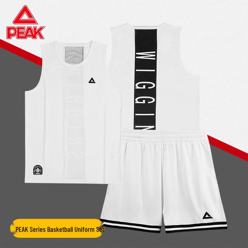PEAK Unisex Quick-Dry Breathable Running and Basketball Set - Sleeveless Vest & Shorts