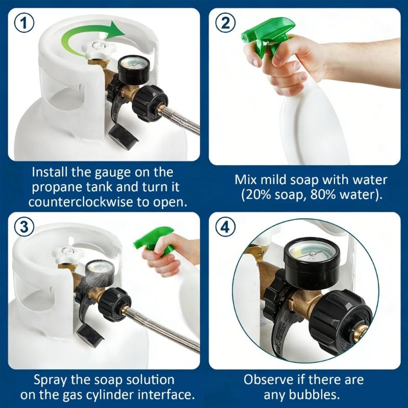 Converter Adapter Propanes Tanks Connector Tanks Filling Connector Adapter Gas Tanks Coupler Refill Attachments Head