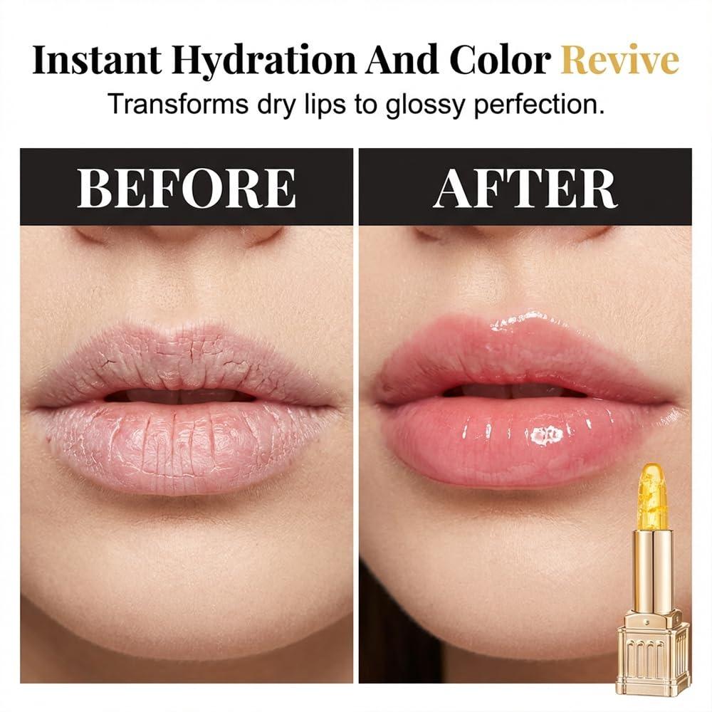 2026 Upgrade Lipstick for Older Women, PH Color Changing Lipstick Skin-Adaptive Lipsticks, Transferproof Clear Lip Sticks (3 pcs)