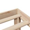 Bed Frame with Headboard without Mattress 200 x 200 cm