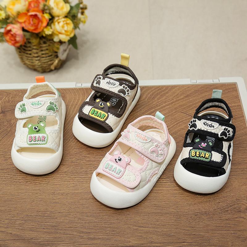 Baby Walking Shoes Toes Capped Comfortable Toddler Kids Beach Shoes Soft Sole 2025 Summer New Boys Girls Casual Shoes Non-slip