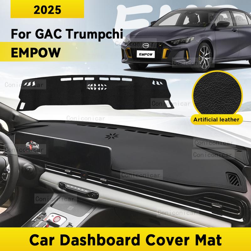 Armaturenbrett Abdeckung Matte Schutzpolster Für GAC Trumpchi EMPOW 2025 Auto Zubehör Armaturenbrett Sonnenschutz Anti-UV Teppich Dashmat