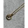 Used Givenchy logo gold necklace [289]