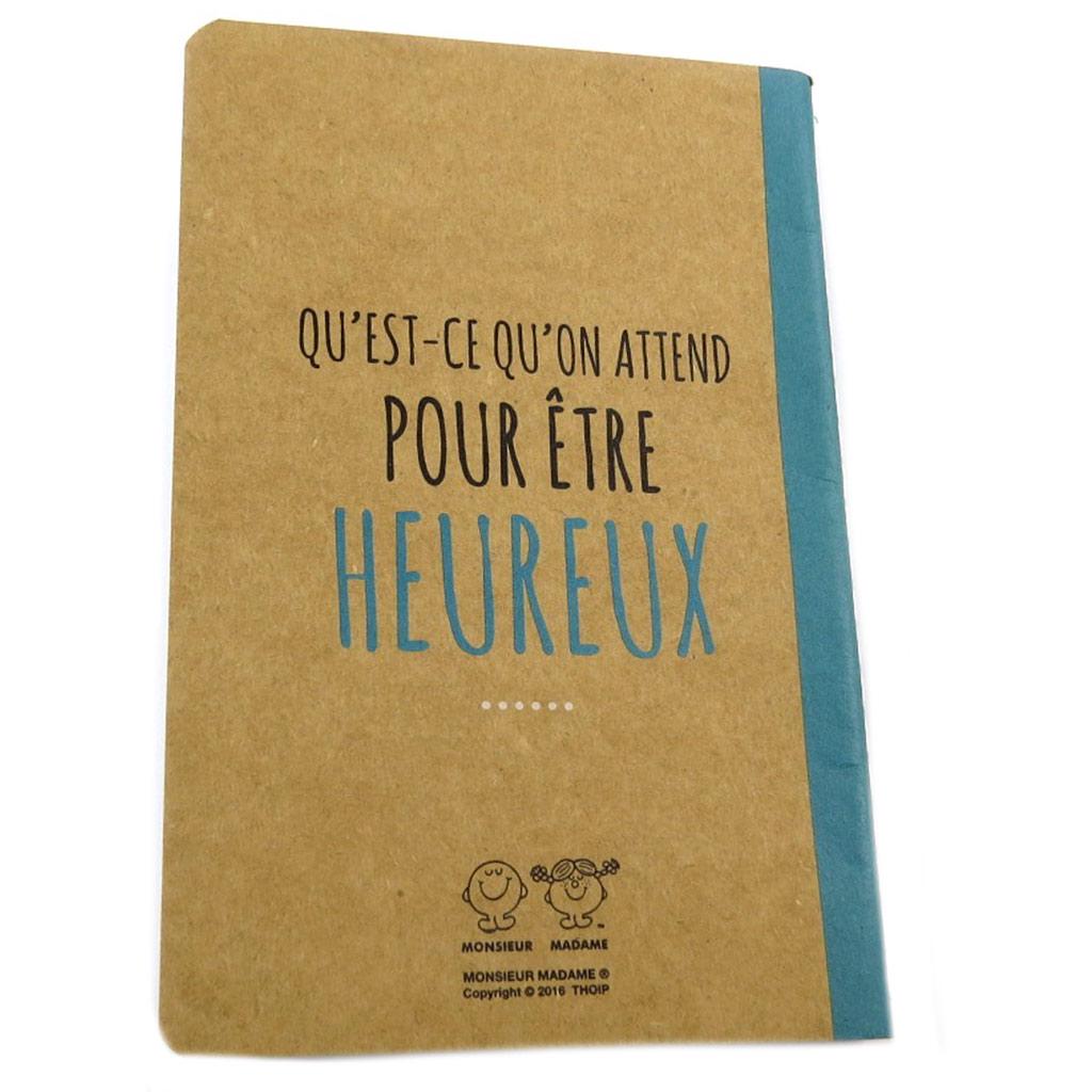 Monsieur Madame [P8949] - Carnet souple A6 'Monsieur Madame' (M. Heureux) - 14. 5x9. 5 cm