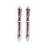 Creative Transparent 6-Color Ballpoint Pen - Cute Student Stationery, Multi-Color Medium Oil Pen