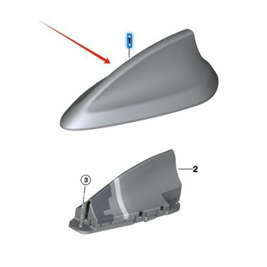 65209371345 Antenna Cover for BMW 5 Series G31, 6 Series G32 GT, X3 G01