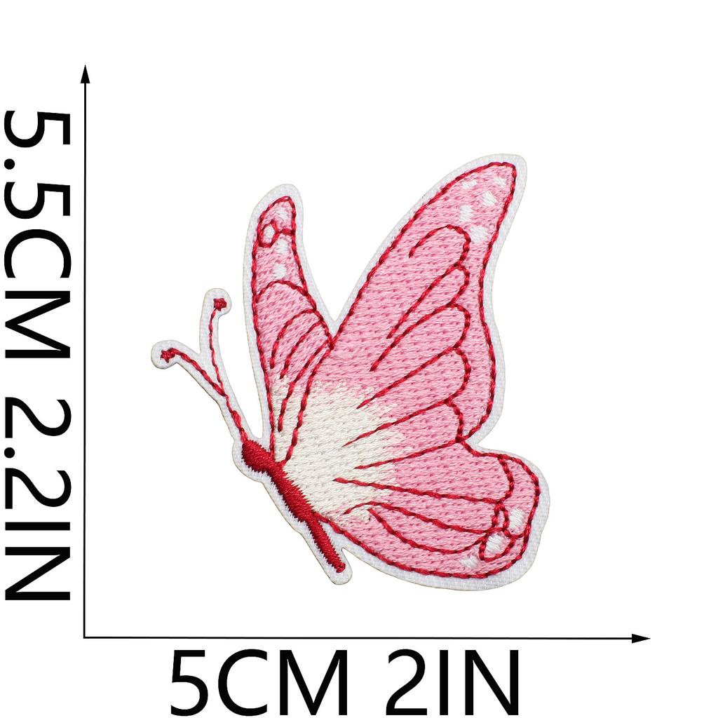 Love Letter Embroidery Cloth Sticker Pink Couple Clothing Decorative Patch Sticker Bow Bear Computer Embroidery Label Heat Transfer