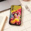 Art F-Frida Kahlo phone Case For Samsung Galaxy A73,A72,A71,A70,A53,A52,A51,Others Soft Black Shell