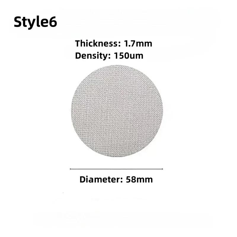 51/53/58mm Reusable Coffee Filter Screen Stainless steel Heat Resistant Mesh Portafilter Coffee Puck Screen for Espresso Machine