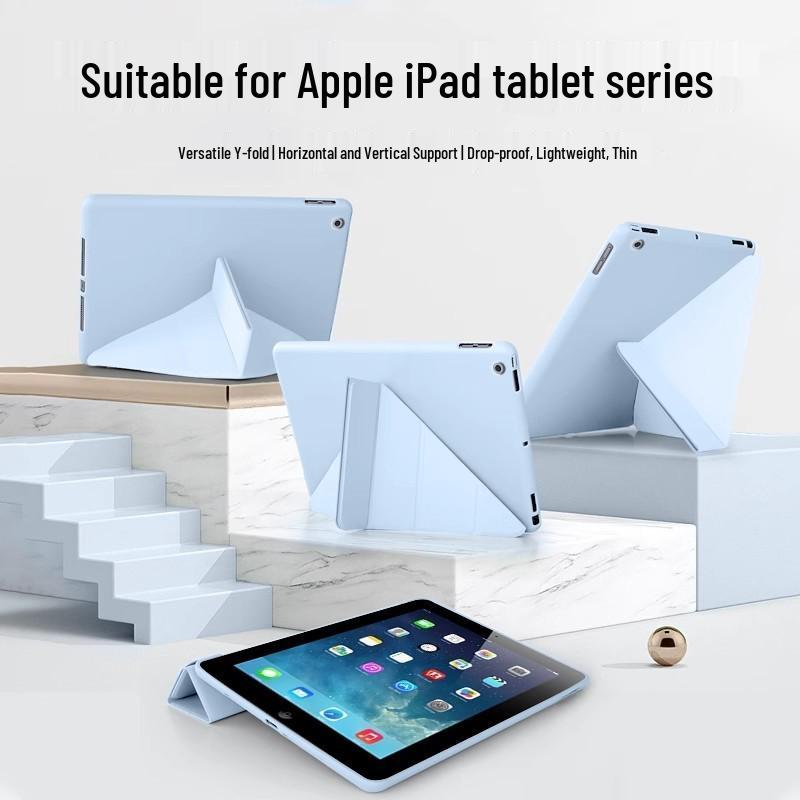 Protective Case: Compatible with Apple iPad 10/11 Gen, 9.7, Air 4/5, 7/8/9 Gen, Pro 12.9; Drop-Proof Soft Shell