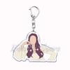 Singer Lana Del Rey Keychain for Accessories Bag Pendant Born To Die Ultraviolence Key Chain Ring Keychains Jewelry Fans Gift