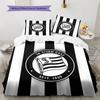 SK Sturm Graz Pattern Bedding Quilt Set  Home Decoration  Gift (1 * duvet cover + 2 * pillowcase  without core).xwn