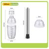 3PCS Cocktail Shaker Set with Scales Drink Shaker for Bartending and Home Bar Boba Tea Shaker Cup Drink Mixed Hand Shaker Tools