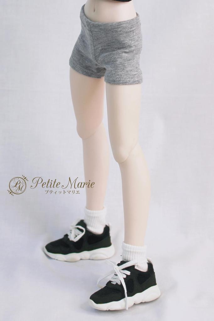 [Petite Marie] 13 MDD Compatible 1-Minute Length Leggings, Light Gray, Spats, Fitness Pants, Leggings, Daily Pants, Casual Pants, 40cm Doll, BJD,