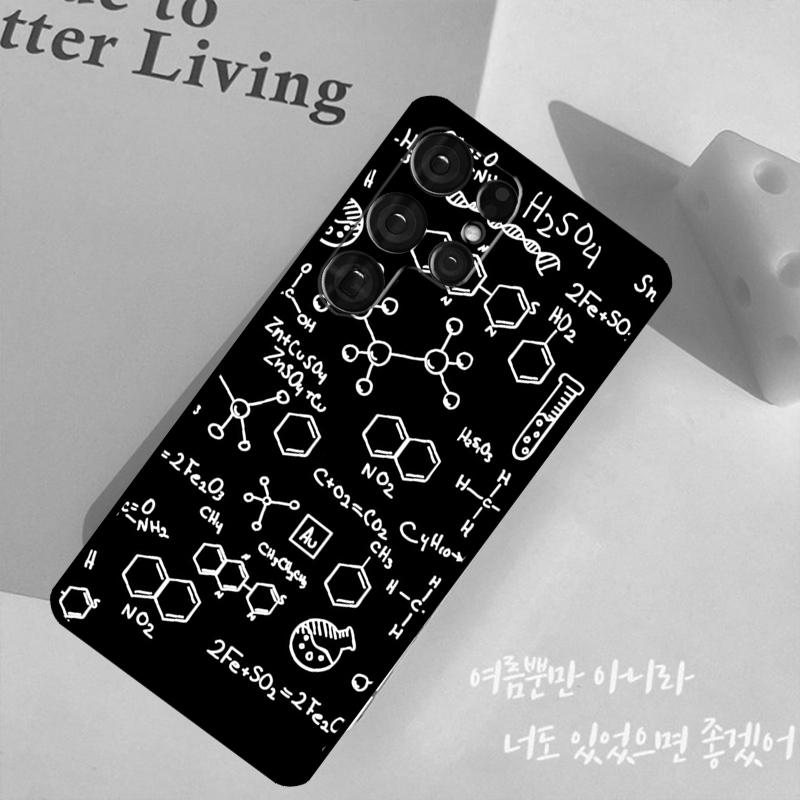 Science Chemistry Caffeine Phone Case For Samsung Galaxy S25 Ultra S9 S10 S20 S22 S21 FE S23 S24 Plus Back Cover Shell