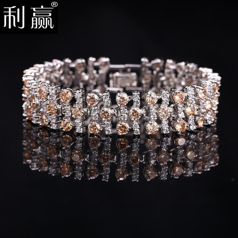 Women'S Zircon Bracelets, Bracelets, High-End Hand Accessories, Gifts