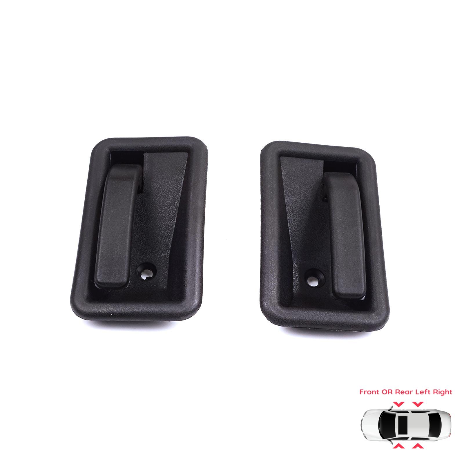 Poignée De Porte Intérieure Renault 19 Phase 2 Et Clio 1 - Compatible Avant/arrière Gauche/droite - 2 Pièces Grises - Référence 7700813585/86