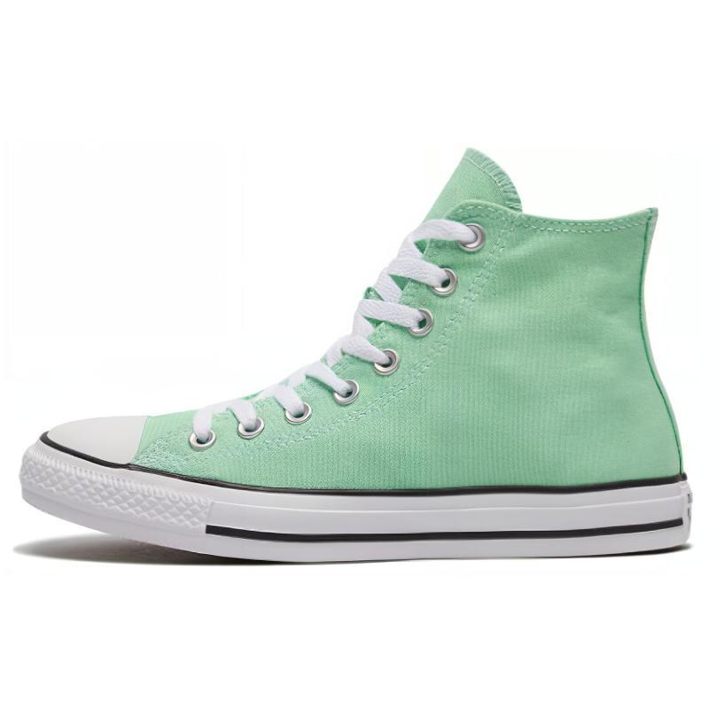 Converse Chuck Taylor All Star Round-toe Lace-up High-Top Canvas Unisex Light Green