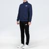 Puma Clean French Terry Sweat Suit Knit Casual Jacket And Pants Set Men Sweat Suit Navy-Blue Black 534517-99