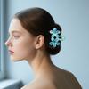 Flower Hairpin Double Flower Combination Grab Clip Updo Shark Clip Hair Accessory