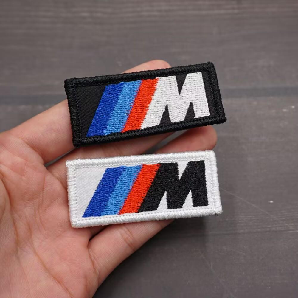 NVEQ9 Motorcycle Embroidery Badge Sew On Iron Patch Self-Adhesive Fabric Sticker For BMW F Series F10 F20 F25 F30 F34 F39 F48