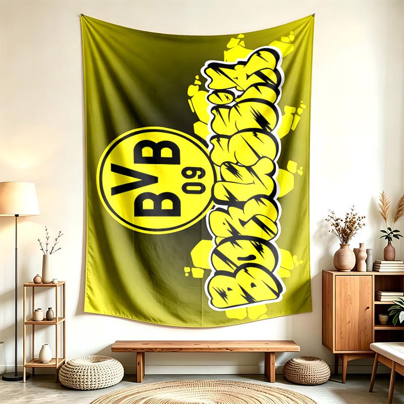 Borussia Dortmund (23) Tapestry Suitable For Decorating Homes Dorms And Bedrooms Soft To The Touch And A Perfect Gift For Friends And Family
