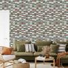 Geometric retro pattern wallpaper for living room and bedroom 50x1000
