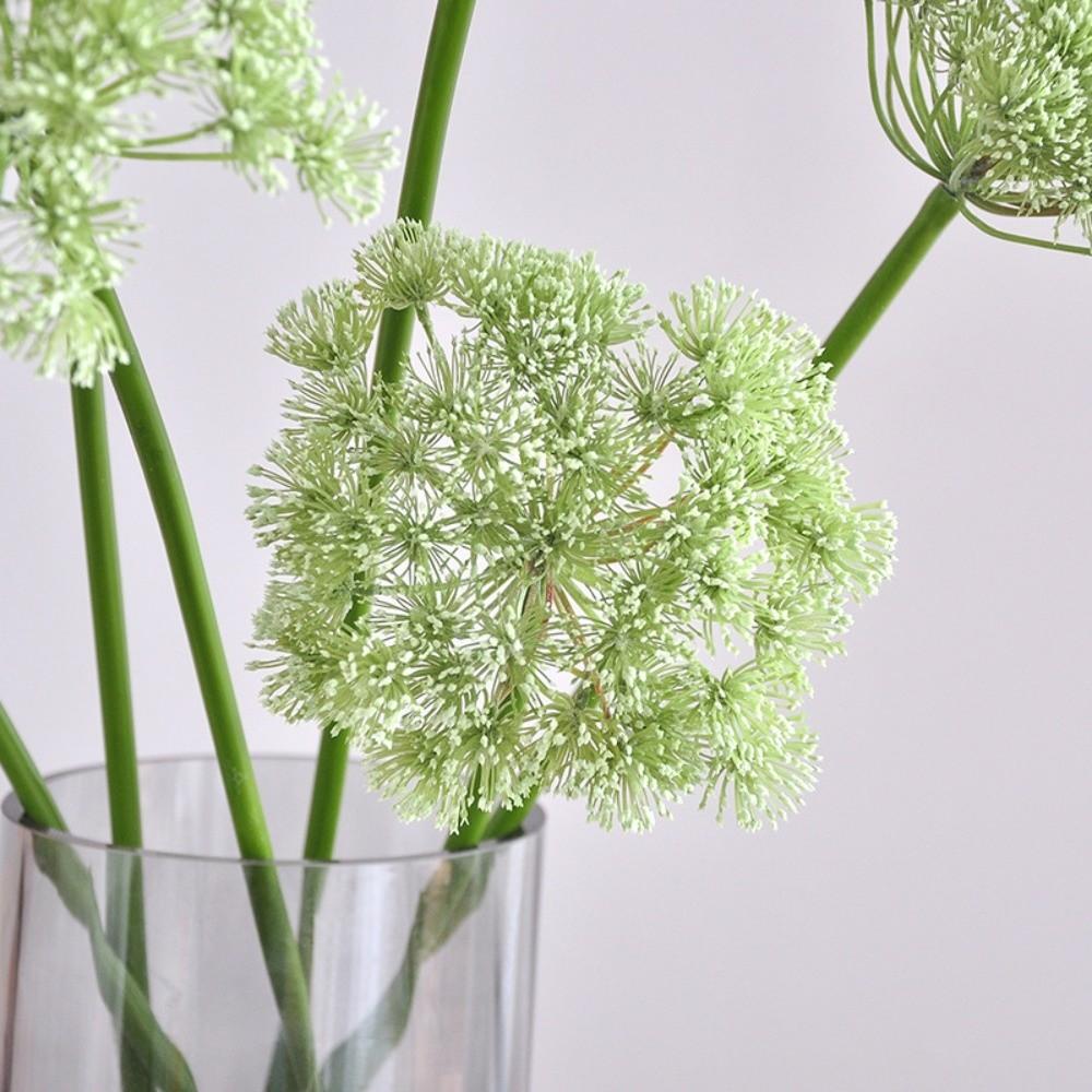 Green Fake Onion Flower Simulation Artificial Faux Dandelion Plants Home Decor