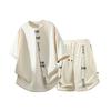 Summer Casual Sports Suit Men's Short Sleeved Two-piece Set