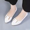 Flat sole single shoes for women in spring autumn tyle with shallow mouth soft sole pointed toe fashionable simple women's shoes