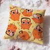 cChainsaw Manss anime Cushion Cover Premium Comfort Reversible Pillow Cove -Two in One Design for Any Room & Car Interior