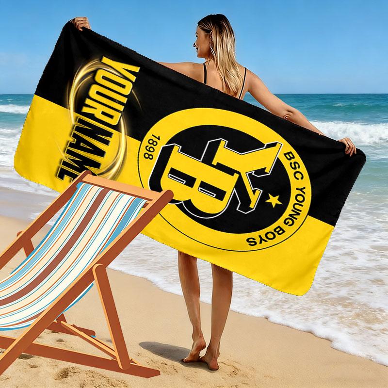 Custom Yb Print Beach Towel, Large Soft Quick Dry Towel for Beach Camping Swimming