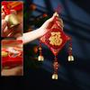 The God of Fortune Horse Pendant Embroidered Red Year of The Horse Hanging Decoration Chinese Style 2026 Year of The Horse