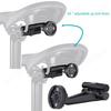 Bicycle Tail Light Saddle Support Anti-Slip Bicycle Taillight Saddle Rail Mount Shockproof for Garmin Varia Radar/Action Camera