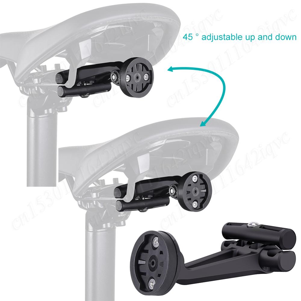 Bicycle Tail Light Saddle Support Anti-Slip Bicycle Taillight Saddle Rail Mount Shockproof for Garmin Varia Radar/Action Camera