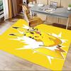 Pikachu Energy Burst Carpet For Playroom Bedroom Living Room Sofa Home Decorkids Game Area Rug Nonslip Floor Mat