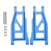 2PCS RC Rear Swing Arm Aluminum Alloy Rear Swing Arm Kit for Traxxas Rustler 1 10 RC Car Dark Blue