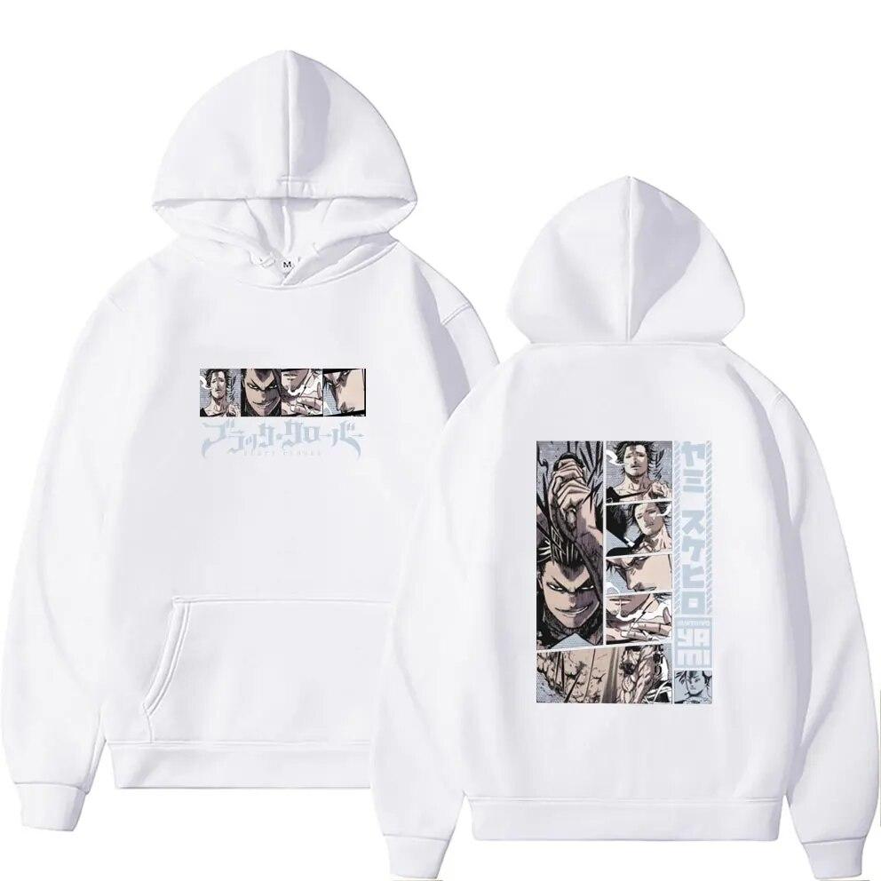 Anime Black Clover Yami Sukehiro Graphic Print Hooide Unisex Fashion Oversized Hoodies Unisex Women Unisexga Fleece Cotton Sweatshirt