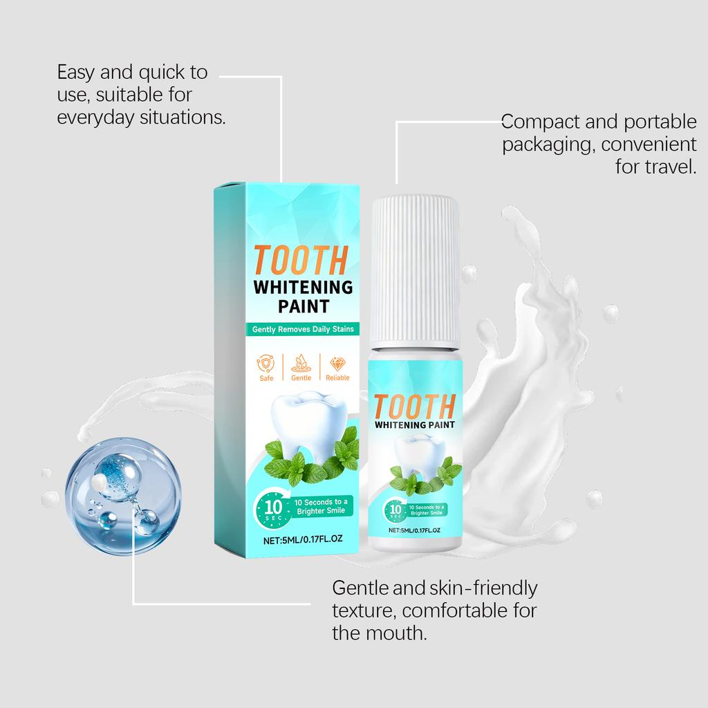 Instant Teeth Whitening Paint Teeth Paint For Teeth Whitening  Fot Getting A Brighter And More Confident Smile  20ml
