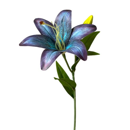 Faux Lily Flowers Bulk Realistic Artificial Tiger Lily Long-lasting Fake Lily Stem for Floral Arrangement Wedding Party Home Decor