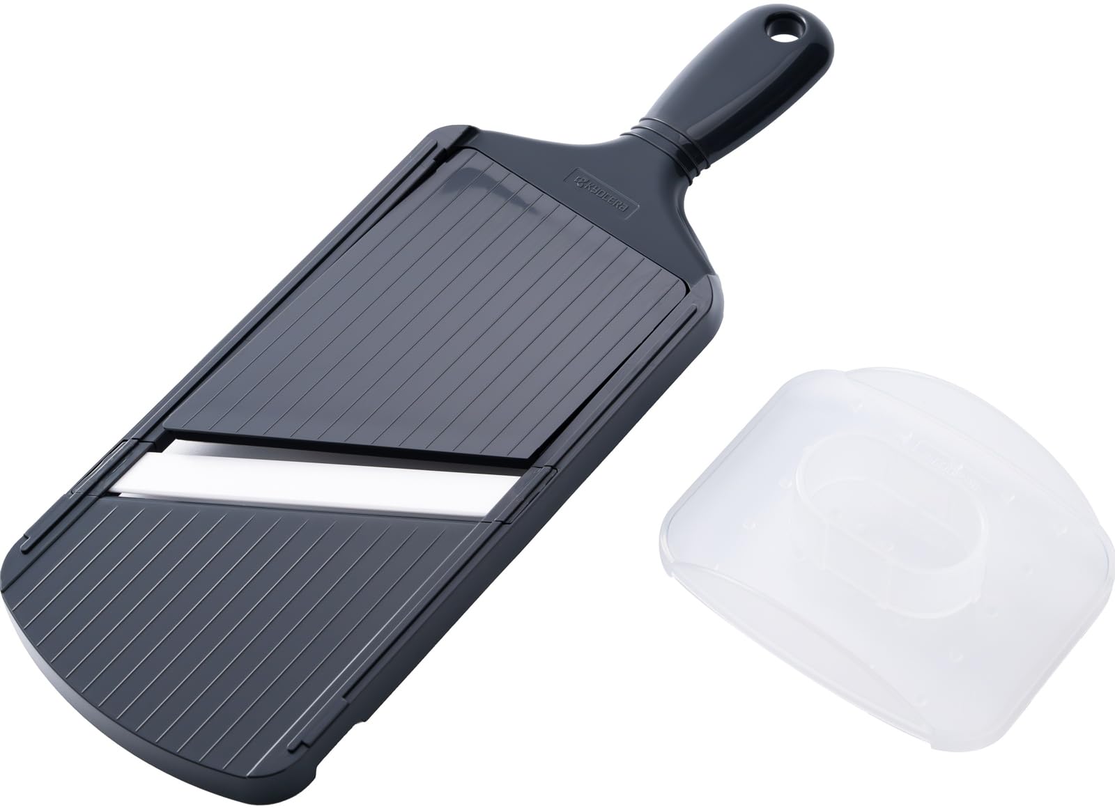 

EXCLUSIVE Kyocera Thin Made in and Thickness with Limited Edition Charcoal Gray [WEB COLOR] CSZ-18GY-EC Slicer, Japan, Ceramic, Rust-Resistant,