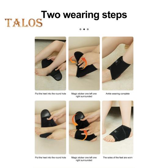 Electric Heated Ankle Wrap USB Ankle Warmer Heating Pad with 3 Heat Settings for Ankle Sprain Achilles Tendonitis Pain Relief