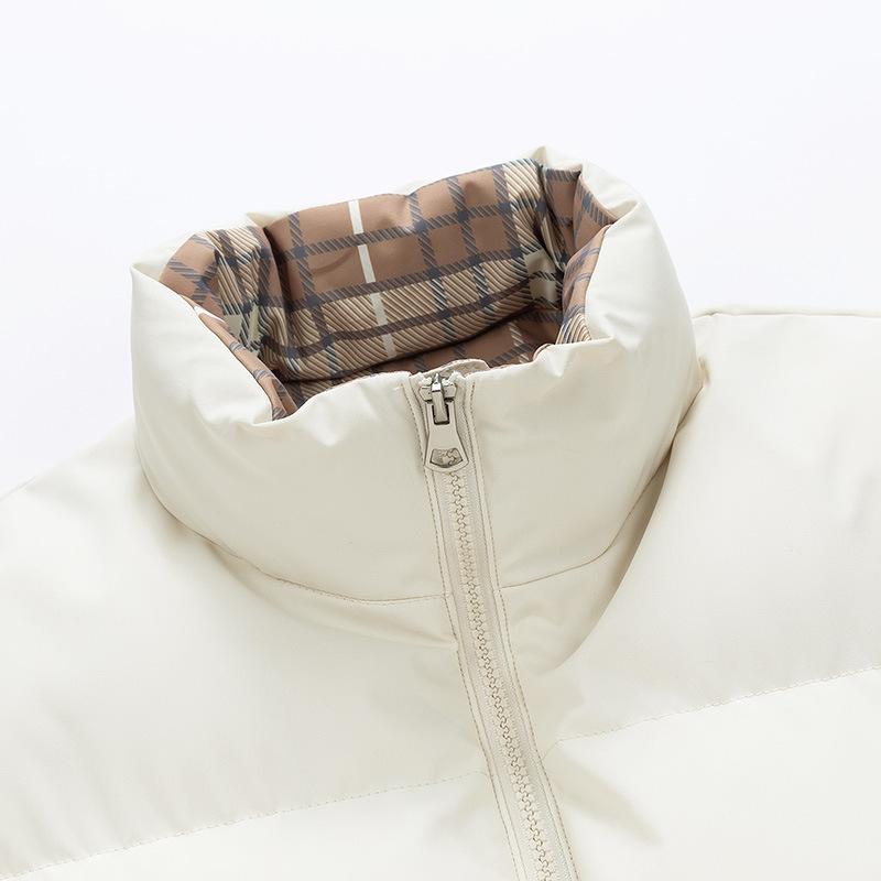 Men's Daily Short Cotton Jacket Casual Style Warm     Winter Coat