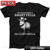 Capybara Smart Fella or Fart Smella Best Seller Funny Gift Black Tee T Shirt Shirts Comfy Shirt Hip Hop Graphic Short Sleeve Tee