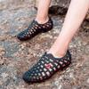 Summer Hole Shoes Wading Shoes Men's Casual Beach Shoes Sandals Non-slip Half-drag Roman Sandals Couple Bird's Nest Tide Shoes