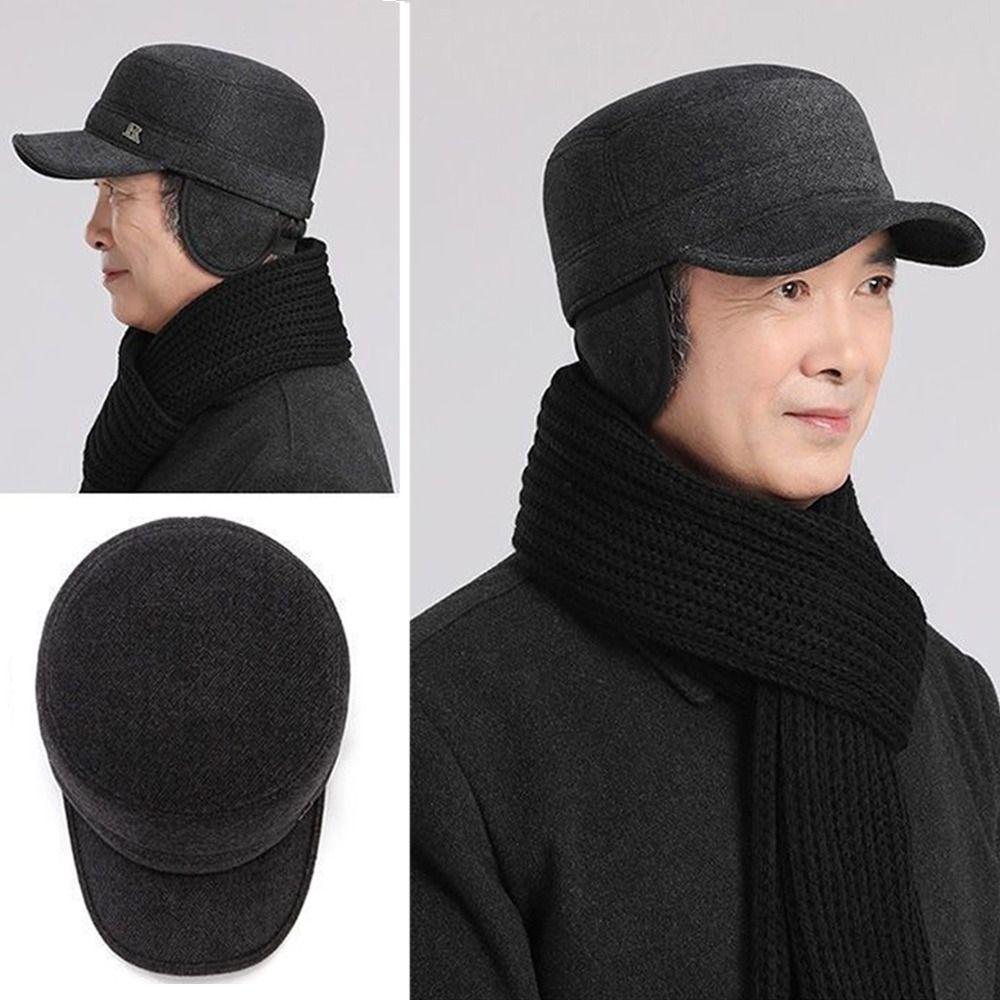 Warm Winter Hat Windproof Bomber Hats Casual Earmuffs Hat Outdoor
